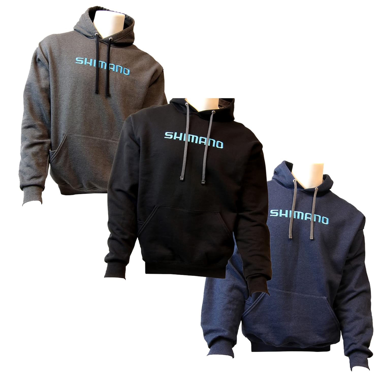 SHIMANO Lifestyle Hoodie Fishing Gear, Navy, XX-Large : Amazon.in